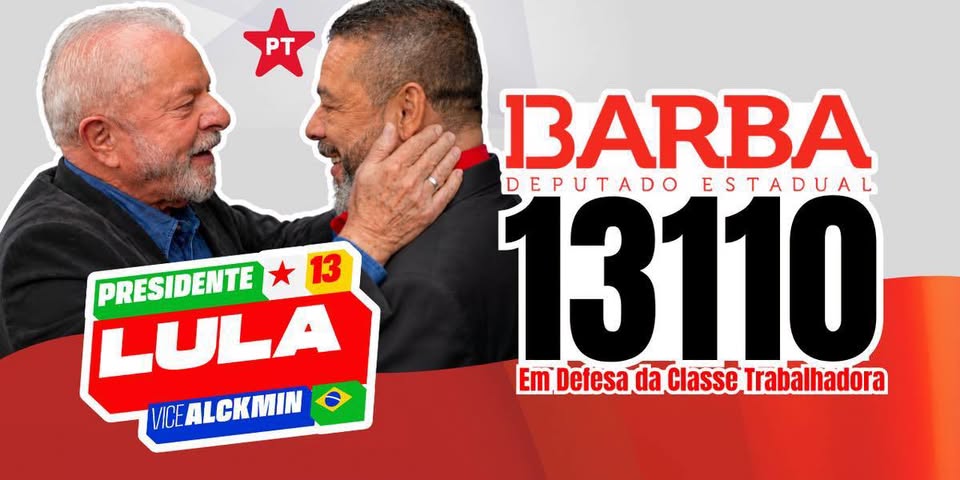 Teonílio Barba, candidato a Deputado Estadual por São Paulo